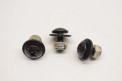 New OEM Suzuki 09136-06004 Screws With Washer And Nut Qty 3 NOS