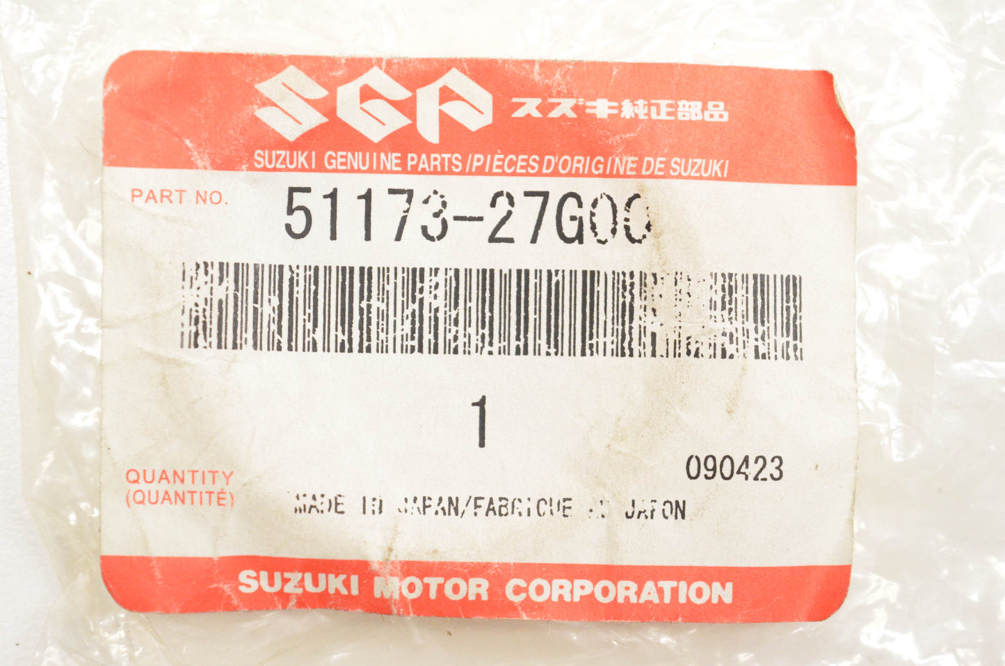 New OEM Suzuki 51173-27G00 Dust Seal NOS