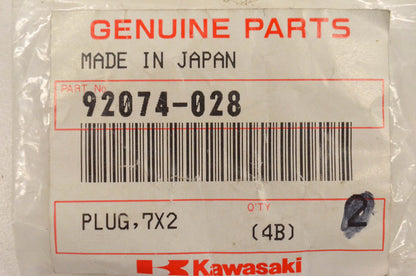New OEM Kawasaki 92074-028 Plug NOS