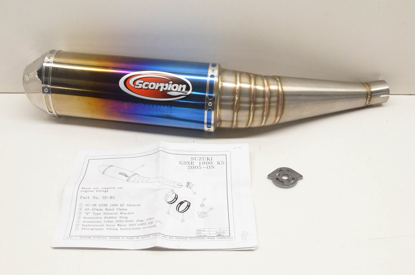 Scorpion SI-85 SC-28 Silencer NOS