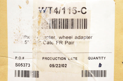 USAdapters WT4/115-C Wheel Adapter Kit NOS