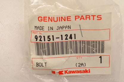 New OEM Kawasaki 92151-1241 Bolt NOS