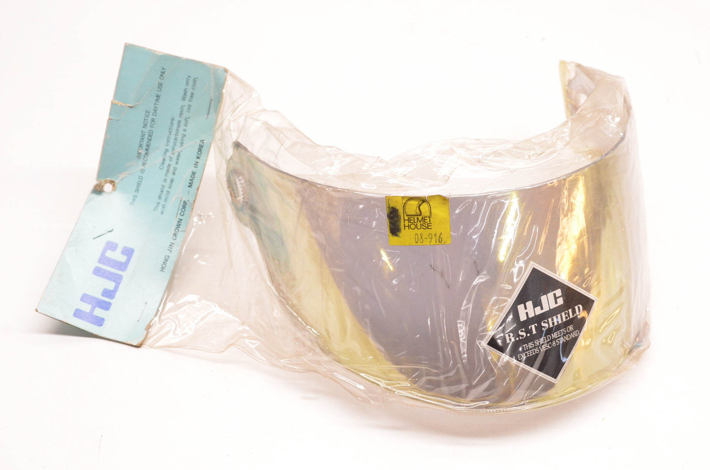 HJC 08-916 HJ-01 Gold Tint R.S.T. Shield NOS