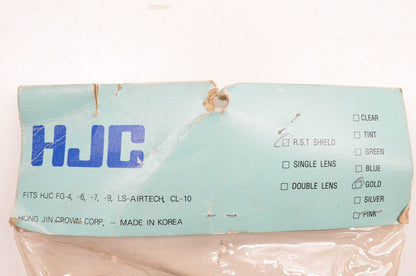HJC 08-916 HJ-01 Gold Tint R.S.T. Shield NOS