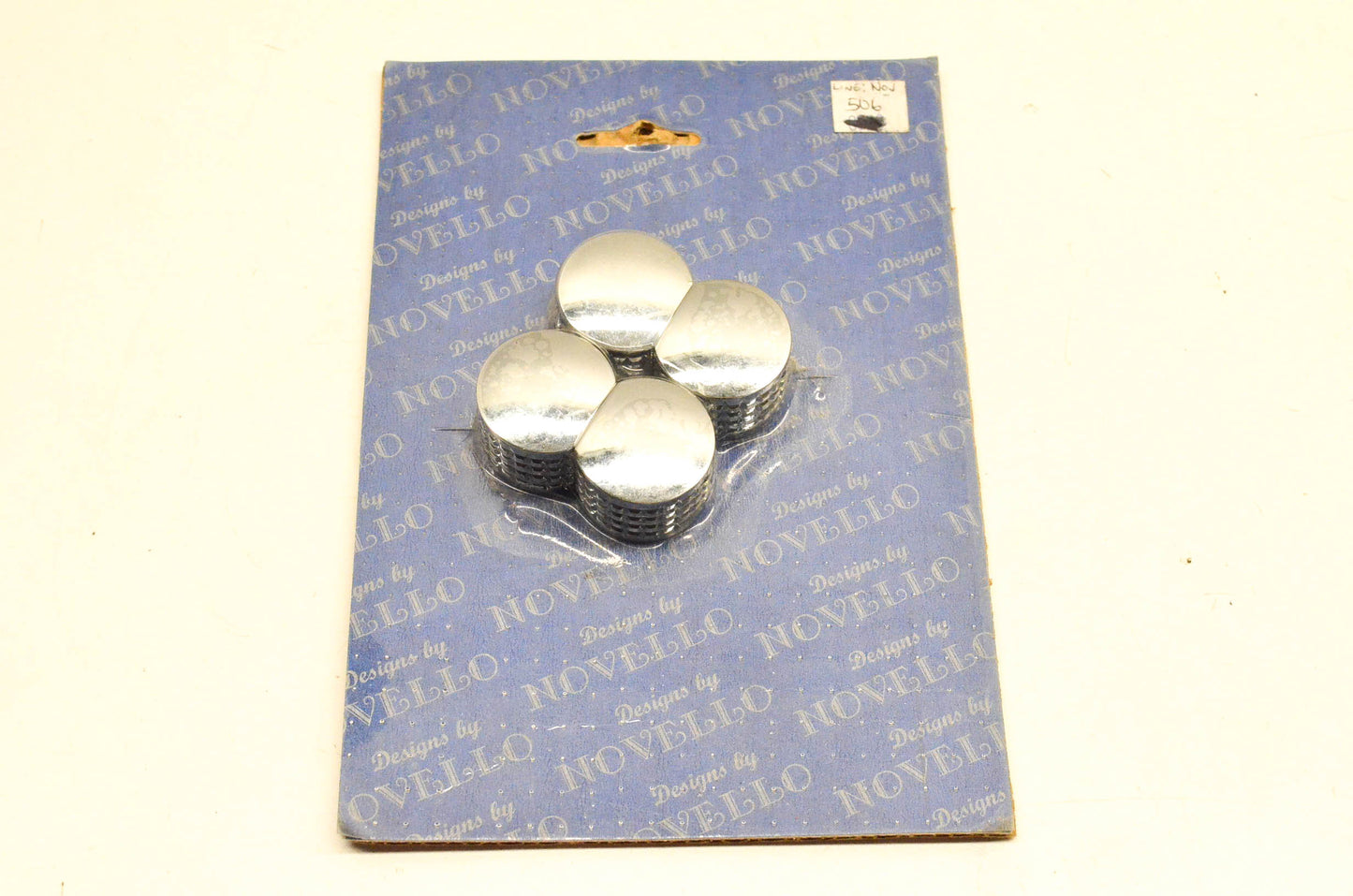 Novello Chrome Bolt Head Cover Kit NOS