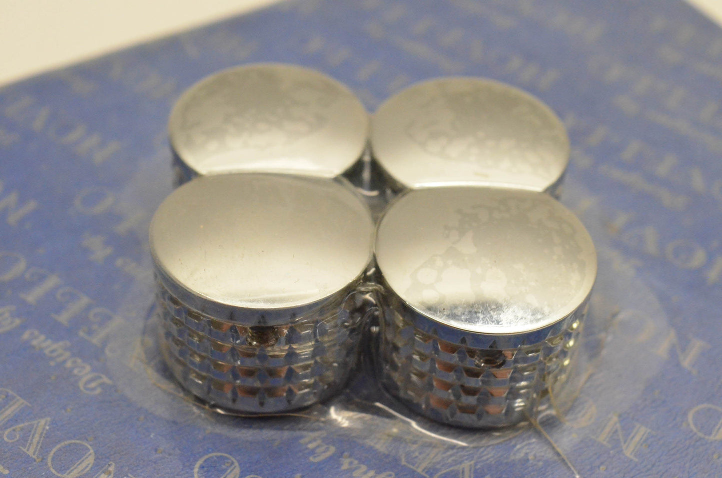 Novello Chrome Bolt Head Cover Kit NOS