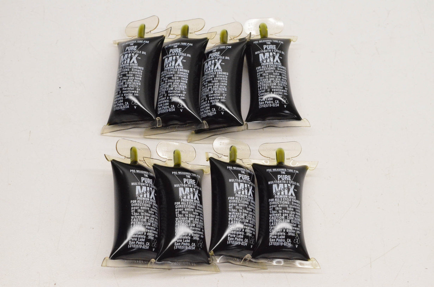 Pure Lube Simple Shot 2-Cycle Engine Oil 8 Pack NOS