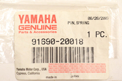 New OEM Yamaha 91690-20018-00 Spring Pin NOS