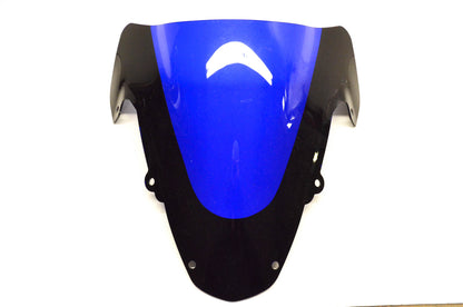 Aftermarket Double Bubble Blue And Black Windscreen NOS