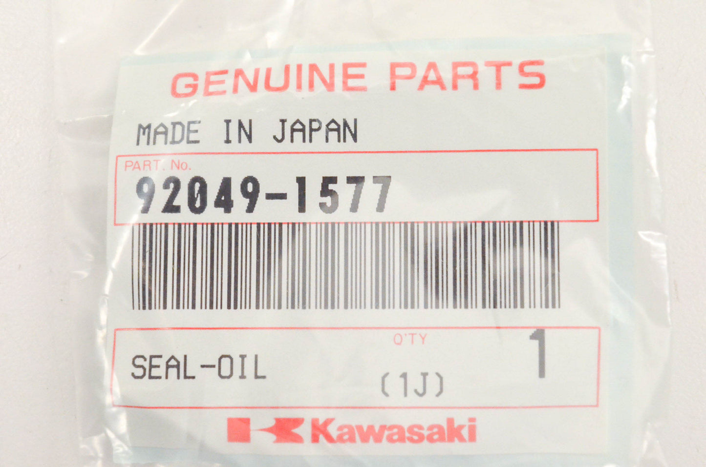 New OEM Kawasaki 92049-1577 Oil Seal NOS