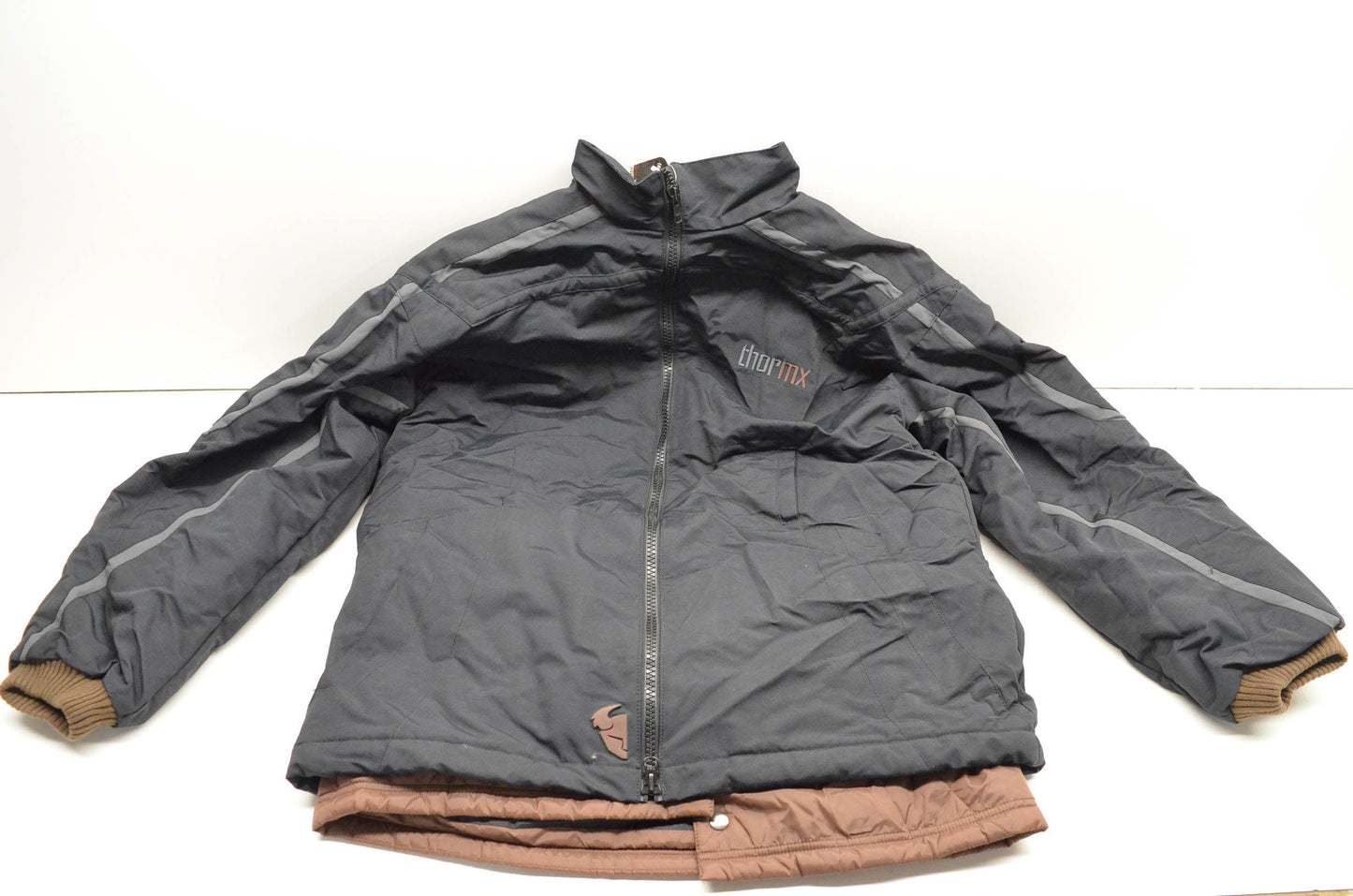 Thor 3001-0099 MX S Hammer Black Large Jacket With Liner NOS