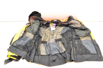 Ski Doo 4402490610, P4402490610 Men's Snowcross Shell Yellow Medium Jacket