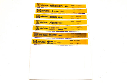 Ski Doo 480113001, 480112601, 480112301 1980 Microfiche Lot Of 7