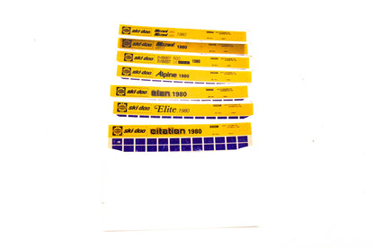 Ski Doo 480113001, 480112601, 480112301 1980 Microfiche Lot Of 7