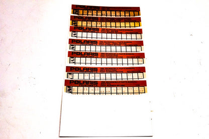 OEM Polaris 1990 Snowmobile Parts Manual Microfiche Lot Of 7