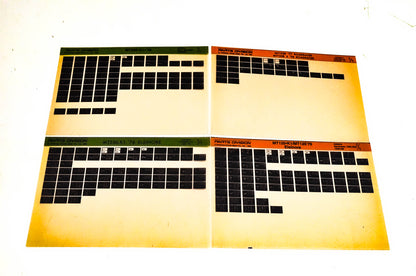 OEM Honda 133612M MT125/R MT250 Microfiche Lot Of 4