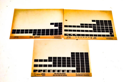 OEM Honda 14181GEH Z50R Microfiche Lot Of 3