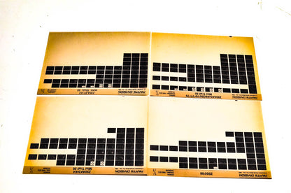 OEM Honda 140452EA-AH Z50A ZB50 Microfiche Lot Of 4