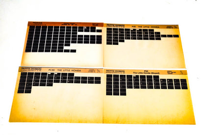 OEM Honda 14MR5KEF PC50 P50 PC800 Microfiche Lot Of 4