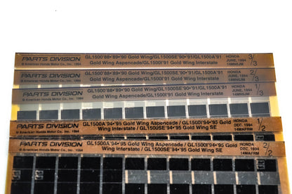 OEM Honda 14MAFRM Gold Wing GL1500 SE/A/I/ Microfiche Lot Of 5