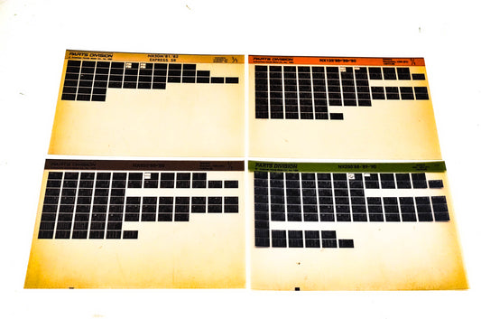 OEM Honda NX50M NX125 NX250 NX650 Microfiche Lot Of 4