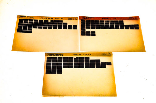 OEM Honda NH80MD NH125 NH80 Microfiche Lot Of 3