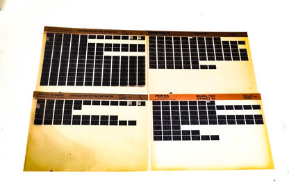 OEM Honda 14MZ5REB VF750C VFR750R VFR750F Microfiche Lot Of 4