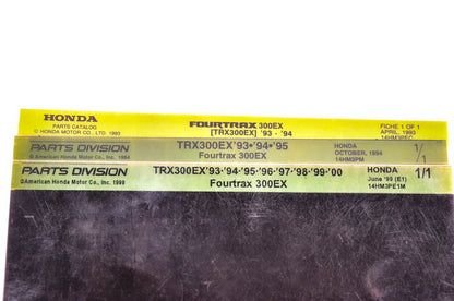 OEM Honda 14HM3PE1M TRX300EX Microfiche Lot Of 3