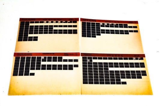 OEM Honda 14446AEB-AH XR200/R Microfiche Lot Of 4