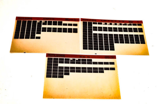 OEM Honda 1446ZEEA-AH XR185/S XL200R Microfiche Lot Of 3