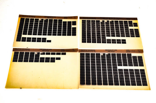 OEM Honda 143413M CB750/K/L Microfiche Lot Of 4