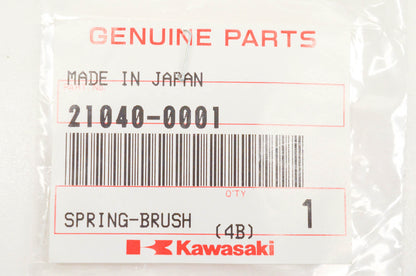New OEM Kawasaki 21040-0001 Brush Spring NOS