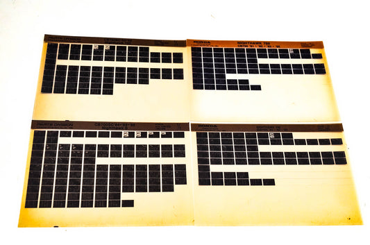 OEM Honda 14ME1CM CB700SC CB750/SC Microfiche Lot Of 4