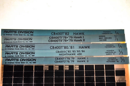 OEM Honda 14ME0CEA-AH CB450T/TI/TII/SC Microfiche Lot Of 5