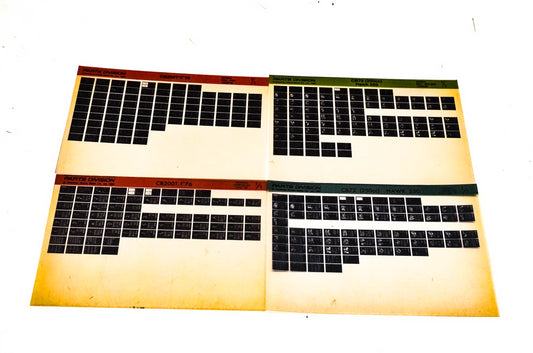 OEM Honda 133891M CB200T CB72 Microfiche Lot Of 4