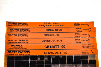 OEM Honda 173241M CB92 CB125S/TT Microfiche Lot Of 6