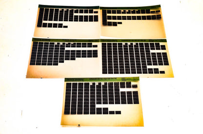 OEM Honda 133811M CR250/R/M/M1 Microfiche Lot Of 5