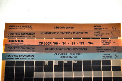OEM Honda 14KA5BEA-AH CR450R CR480R CR500R Microfiche Lot Of 5