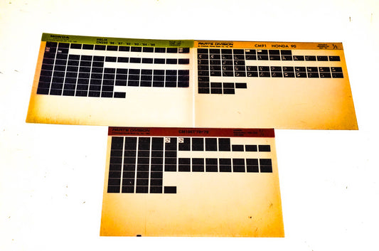 OEM Honda 14KS4GEG CN250 CM91 CM185T Microfiche Lot Of 3