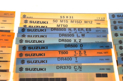 OEM Suzuki Microfiche Lot Of 50