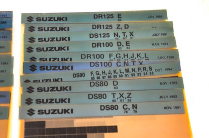 OEM Suzuki Microfiche Lot Of 50