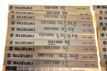 OEM Suzuki Microfiche Lot Of 56