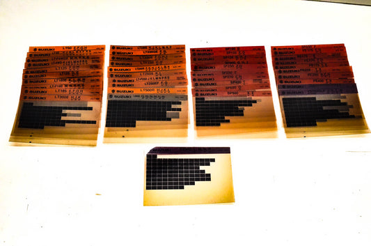 OEM Suzuki Microfiche Lot Of 41