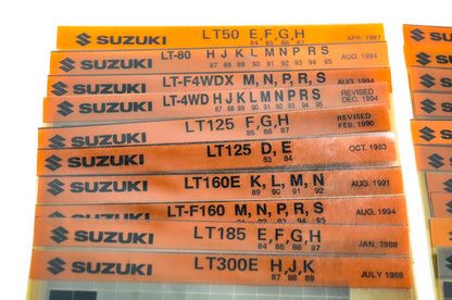 OEM Suzuki Microfiche Lot Of 41