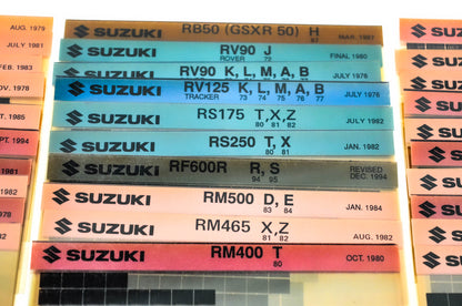 OEM Suzuki Microfiche Lot Of 42