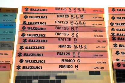 OEM Suzuki Microfiche Lot Of 42