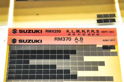 OEM Suzuki Microfiche Lot Of 42
