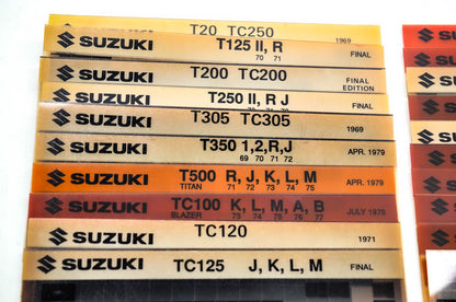 OEM Suzuki Microfiche Lot Of 38