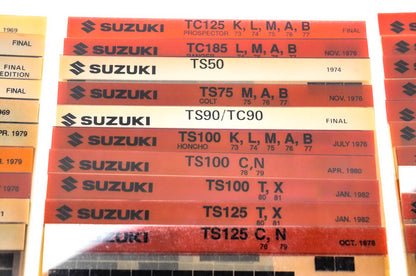 OEM Suzuki Microfiche Lot Of 38