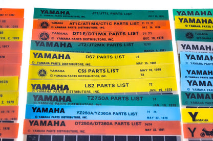 OEM Yamaha 1969-76 Microfiche Lot Of 40